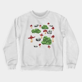 Nature pattern Crewneck Sweatshirt